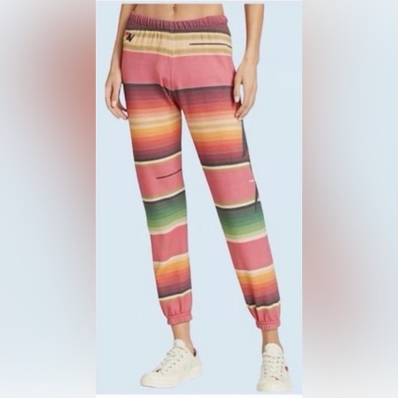 Aviator Nation Serape Bolt Stitch
Cropped Sweatshirt & Jogger Set - Picture 6 of 12